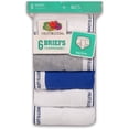 thumbnail image 2 of Fruit of the Loom Boys' 100% Cotton Wardrobe Brief, 6-Pack, 2 of 4