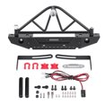 thumbnail image 1 of RC Crawler Car Bumper, Aluminium Alloy With LED Lights RC Car Rear Bumper, For RC Crawler Car RC Model Vehicle RC Model Car 1/10 RC Car, 1 of 8