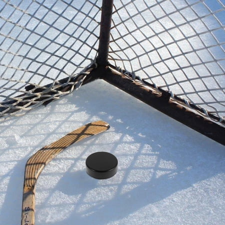 WASHWEPE 20Pcs Portable Black Training for Indoor and Outdoor Hockey Practice Durable Lightweight