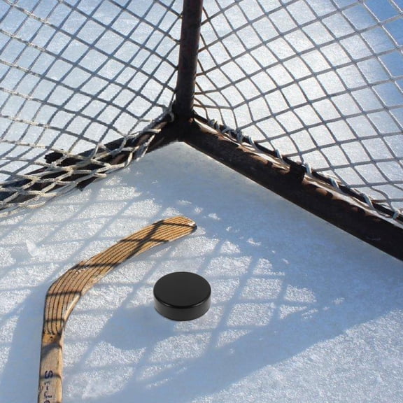 WASHWEPE 20Pcs Portable Black Training for Indoor and Outdoor Hockey Practice Durable Lightweight