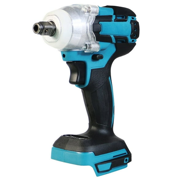 Brushless Electric Impact Wrench Cordless Impact Wrench High-Torque Impact Driver with LED Light Powerful Wrench Tool for Car Tire Repair Wood Metal