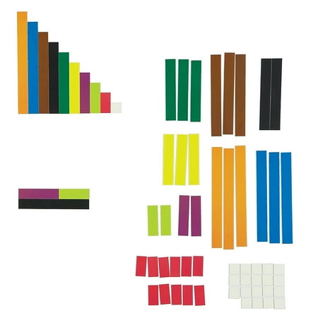 Learning Resources Magnetic Cuisenaire Rods, Math Manipulatives, Early Match Concepts, Ages 5, 6, 7+