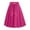 Hot Pink, variant on Long Skirts Oversized High Waist Boho Fall Skirt Flowy Pleated Hawaiian Solid Color Loose Stretchy Skirts for Women Trendy Casual Winter for City Sightseeing XXL