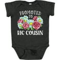 thumbnail image 3 of Inktastic Promoted to Big Cousin with Flowers Boys or Girls Baby Bodysuit, 3 of 5