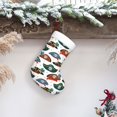 thumbnail image 6 of Salouo Pirate Hats Print Christmas Stockings,Large Xmas Stocking Set of 1 Holiday and Farmhouse Stocking for Christmas Holiday Party Decoration(17.7*11 Inch), 6 of 7