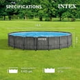 thumbnail image 4 of Intex 18ft x 48in Prism Steel Frame Pool Set with Cover, Ladder, Pump, 4 of 11