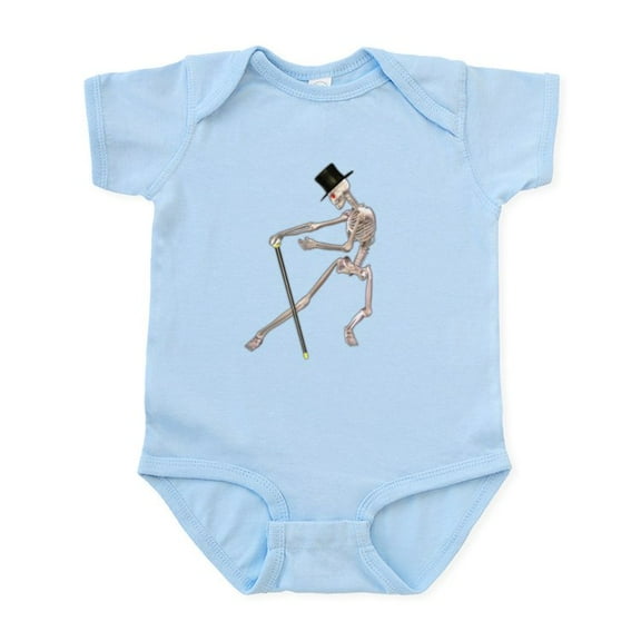 CafePress - The Dancing Skeleton Infant Bodysuit - Baby Light Bodysuit, Size Newborn - 24 Months