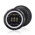 thumbnail image 1 of Faro de coche de motocicleta de 12 V/24 V, lámpara de conducción LED redonda de 7 pulgadas, 1 of 8