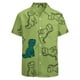 thumbnail image 2 of Nuevas camisas hawaianas de estilo de dibujos animados, camisa de manga corta con estampado 3D de dinosaurio de anime de gran tamaño para hombres, ropa Y2k, blusas Harajuku, 2 of 4