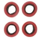 thumbnail image 2 of RC Rueda Neumático de Goma Macarena para HSP 1:10 RC Coches Automóvil 4 Pedazos Rojo, 2 of 7