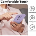 thumbnail image 6 of Compatible with Poco F5 Pro Case for Women Men, Ultra Slim Xiaomi Poco F5 Pro Phone Case Silicone Liquid Soft Shockproof Anti-Scratch Protective Cases (Purple), 6 of 14