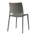 thumbnail image 4 of Omax Decor Cleo Resin Patio Dining Chair in Taupe - (Set of 2), 4 of 5