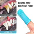 thumbnail image 4 of DouHu 4 Pieces Soft Silicone Pet Finger Toothbrush, Dogs Cats Finger Toothbrush, Silicone Cat Teeth Cleaner Dog Toothbrush Set, Silicone Finger Toothbrush P, 4 of 5