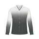 thumbnail image 4 of Blusa y camisa de manga larga con cuello vuelto para hombre, estilo casual, a la moda, con botones estampados, blusa de manga larga con cuello vuelto, camisetas de poliéster para hombre, 4 of 4