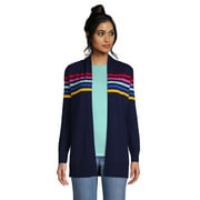 Lands' End Women's Cotton Open Long Cardigan Sweater