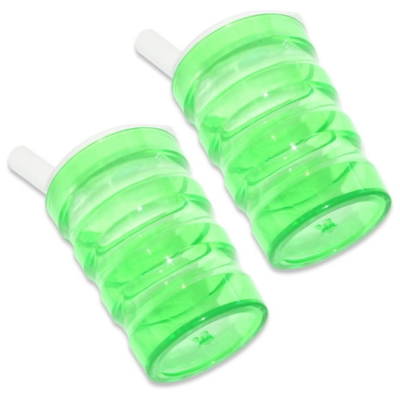 Long Spout Feeding Cup - Green - 2 Pack