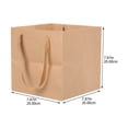 thumbnail image 2 of 4Pcs Gift Packing Bags Kraft Paper Food Bag Handle Paper Bag Bread Packing Holder, 2 of 8