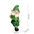 thumbnail image 2 of XGFHYJEH St Patricks Day Decorations, Leprechaun Figurine for St Patricks Day Decor, Irish Green Clover Leprechaun Figurines Standing for Home Table, Mantel, Shelf, 2 of 5