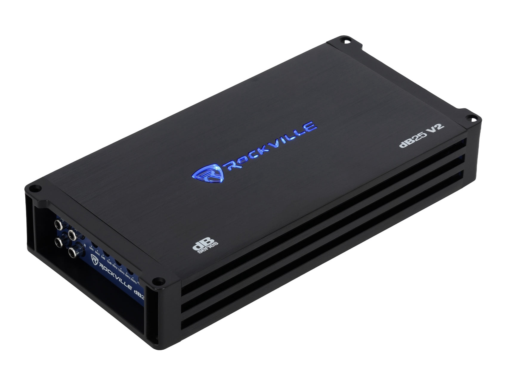 Rockville dB25 v2 3000w Peak/750w RMS 2 Channel Amplifier Compact Car Stereo Amp
