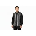 thumbnail image 2 of Men Silversilk 2pc Fancy walking leisure suit Italian woven knits 14010 Black, 2 of 3