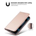 thumbnail image 5 of Dteck Case for Apple iPhone 11 Pro Max 6.5-inch, Luxury Magnetic Skin-Friendly Feel Leather Card Holder Wallet Case Folio Kickstand Cover,Rosegold, 5 of 8