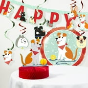 Dog Party Birthday Decorations Kit
