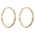 thumbnail image 1 of Pendientes de plata 925 YONGSHENG Forma de C Metal para mujer, 1 of 4