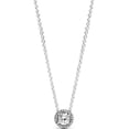 thumbnail image 3 of 100 % Plata Esterlina 925 Forma Redonda Collar Pendientes Conjunto Completo De Joyería De Circón Ajuste A Las Mujeres, 3 of 4