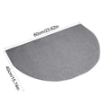 thumbnail image 3 of Tapis de Porte Demi-Rond Tapis d'Entrée Antidérapant Collecteur de Saleté Tapis de Sol Imperméable Durable Intérieur Extérieur Tapis de Bienvenue pour Porte d'Entrée Porche Patio Garage Usage Domestique Nettoyage Facile Tapis Antidérapant, 3 of 6