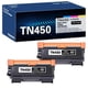 thumbnail image 1 of Tn450 Cartucho De Tóner Negro Compatible Tn-450 De Alto Rendimiento De Repuesto Para Tóner Brother Tn-450 Hl-2270Dw Intellifax 2840 Hl-2132 (Paquete De 2)., 1 of 6
