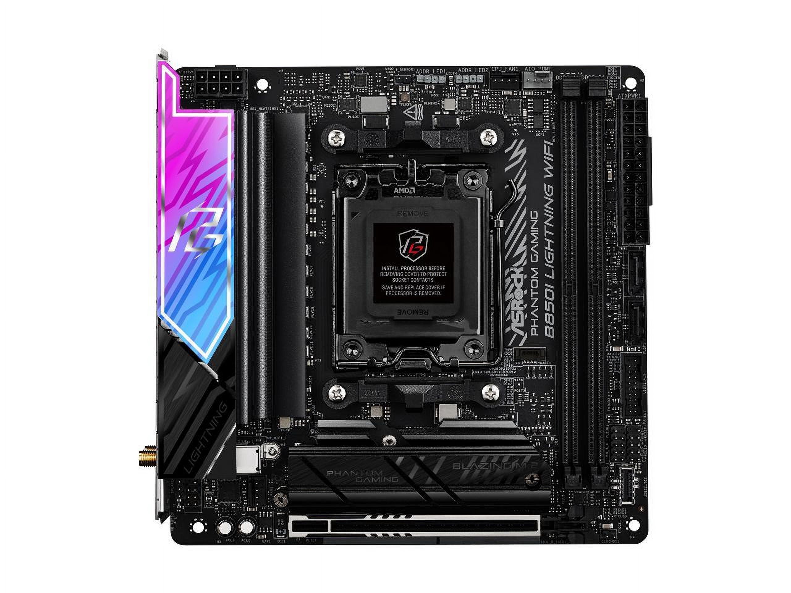 ASRock B850I Lightning WiFi AM5 AMD B850 Mini ITX Motherboard