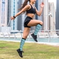 thumbnail image 6 of Lsque Best Dad Ever Pattern Sport Compression Socks for Men & Women 15-20 mmHg Knee High Nurse Pregnant Running Medical and Travel Athletic, 6 of 6