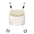 thumbnail image 4 of Organizador de coche, portabolsos entre asientos, portamonedas, bolsa de almacenamiento blanco, 4 of 9