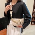 thumbnail image 3 of Pecho Bolso Bandolera Suave Gran Capacidad Lady Street Trend Bolsos Con Monedero Hombro para Mujer Cuero PU en El Vegano, 3 of 9