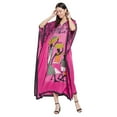 thumbnail image 2 of Women's Tribal Print Plus Size Kaftans Dress Polyester Long Maxi Kimono for Ladies Casual Nightwear Gypsy Caftan Dresses Online, 2 of 2
