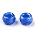 thumbnail image 2 of 500gs Plastic Pearlized Beads Barrel Royal Blue 9x6mm Hole: 3.8mm about 1900pcs/500g, 2 of 3