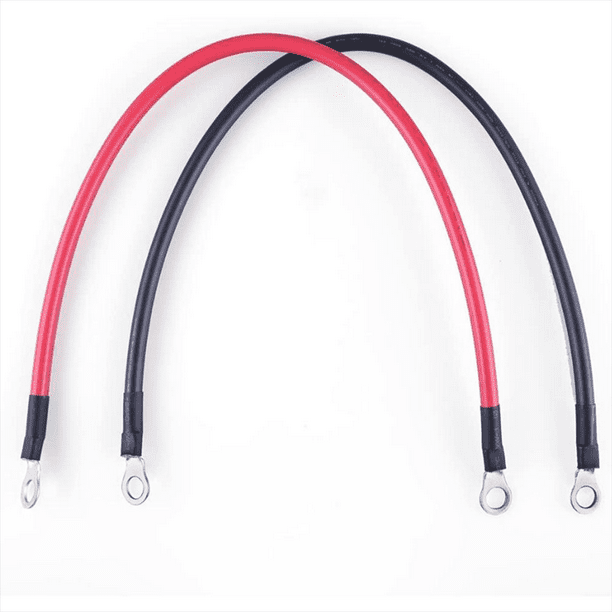 Cable eléctrico de 6 AWG para motor de coche, cable de cobre negro y rojo, señal de datos, suministros para coche El 130cm