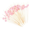thumbnail image 2 of Bâton de fruit Jetable - Coeur Rose - N° 11 (bamboo), 2 of 6