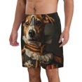 thumbnail image 2 of Pofeuu Modern Cute Dog Prin Men's Swim Trunks Quick Dry Bathing Suit Swimming Board Shorts Mesh Lining Beach Swimwear-Medium, 2 of 6