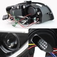 thumbnail image 2 of AKKON - For Audi A4 B7 Sport Sedan Black Bezel DRL Daytime LED Light Tube Design Projector Headlights Lamps, 2 of 3