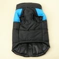 thumbnail image 4 of Chaleco de esquí impermeable para perros, ropa de invierno, abrigo acolchado cálido para perros pequeños y grandes, talla S (azul), 4 of 8
