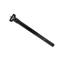 Unique Bargains Bike Suspension Seatpost 25.5x300mm Saddle Post Seat Gloss Black Carbon Fiber