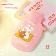 350ML Capacity Cartoon Washable Warm Hot Water Bag for Winter or Pain Relief