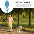 thumbnail image 3 of TEHAUX 1PC Portable Poop Scooper Scissors Shape Pickup Clip Plastic Blue for Pet Owners Cleaning, 3 of 8