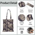thumbnail image 5 of Chic Vintage Paisley Reusable Grocery Bag - Spacious Washable Tote with Elegant Abstract Print, 5 of 6