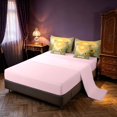 thumbnail image 4 of Homewish The Sun Print King Bedding, Garden Sunflower King Bed in a Bag, Pink Reversible 7 Pieces, 4 of 7