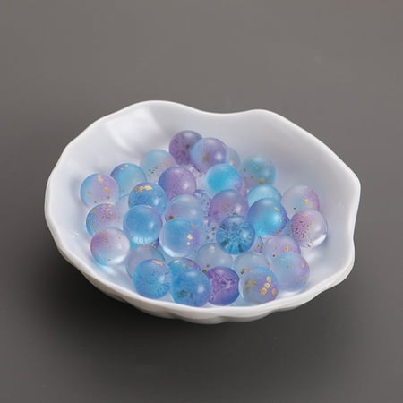 

Pgeraug bead 10pcs NonPorous Magic Color Sprinkling Gold Glaze Loose Beads NonPorous Magic Color Sprinkling Gold Glaze Loose Beads Decorative Stones H