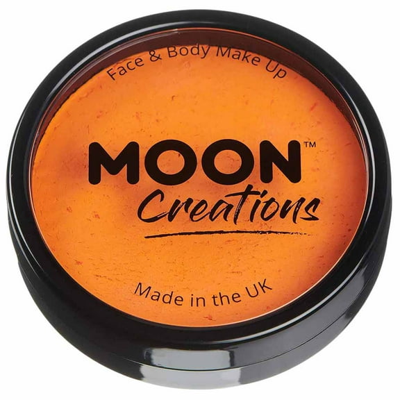 Moon Makeup Moon Creations - Pro Face Paint Cake Pots - Sunshine Orange