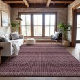 thumbnail image 6 of Addison Rugs Mayfield Premium Machine Washable Transitional Stripes Garnet Rectangle Rug, 3' x 5', 6 of 6