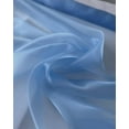 thumbnail image 4 of Sheer Organza Fabric by the Yard for Sewing Fashion Wedding Dress DIY Event Decorations, 60’’ Wide Sparkle Silky Crystal Organza Fabric (Baby Blue, 5 Yard), 4 of 5